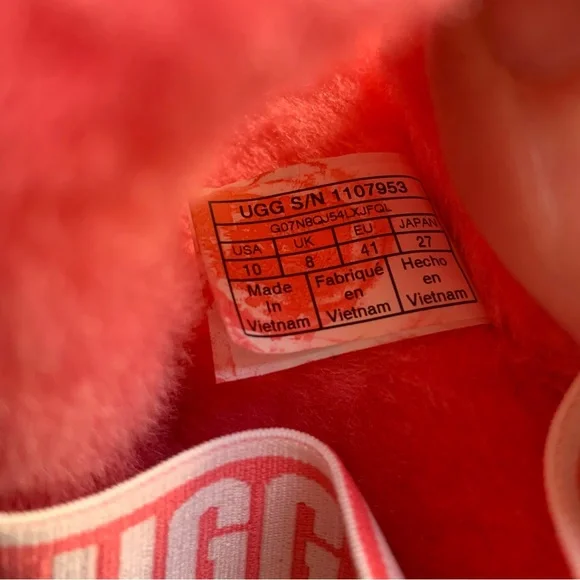 New NWoT UGG Women's OH YEAH Slipper Slide Sz 10 READ DESCRIPTION! - Picture 7 of 8